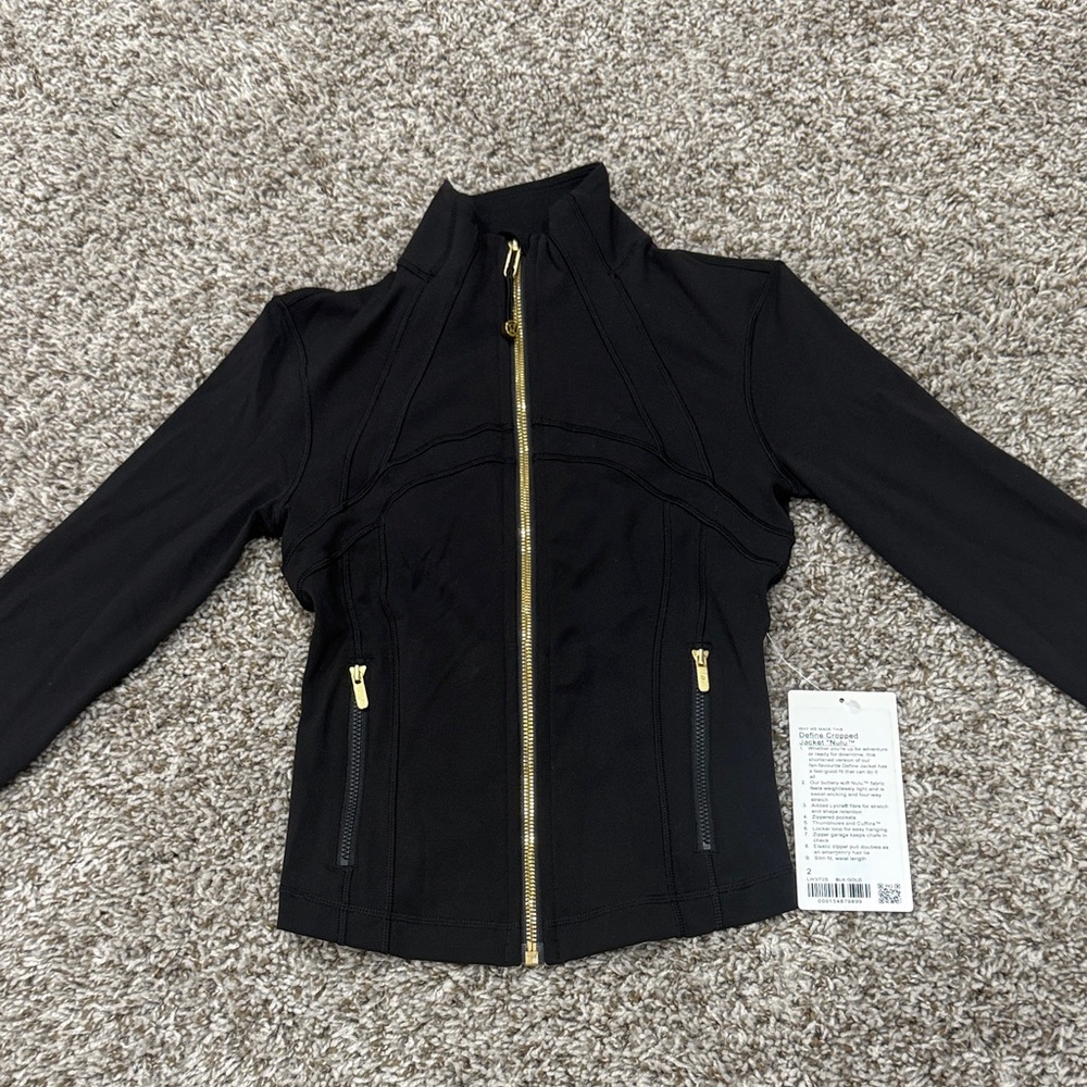 lululemon define cropped jacket brand new size 2